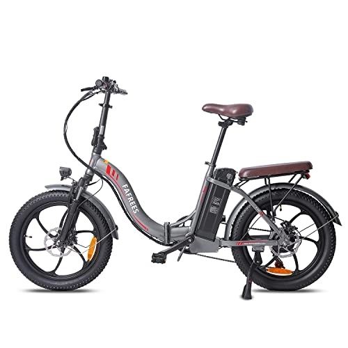 Vélos électriques : Kinsella F20 Pro dispose d'une batterie amovible 36 V 18 Ah qui utilise des cellules de batterie au lithium 21700 de qualité automobile de pointe (gris)