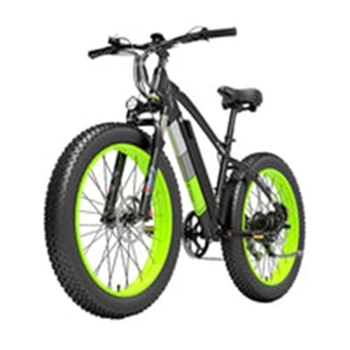 Vélos électriques : Kinsella Lankeleisi XC4000 Vélo électrique Fat Tire (Vert)