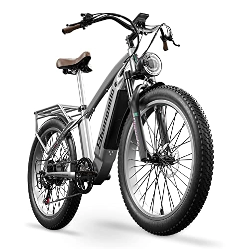 Vélos électriques : Kinsella Vélo de Montagne électrique de 26 Pouces, vélo électrique à pneus Larges, Batterie LG 48V15Ah, Moteur Bafang, Conception de Frein à Disque hydraulique, MX04