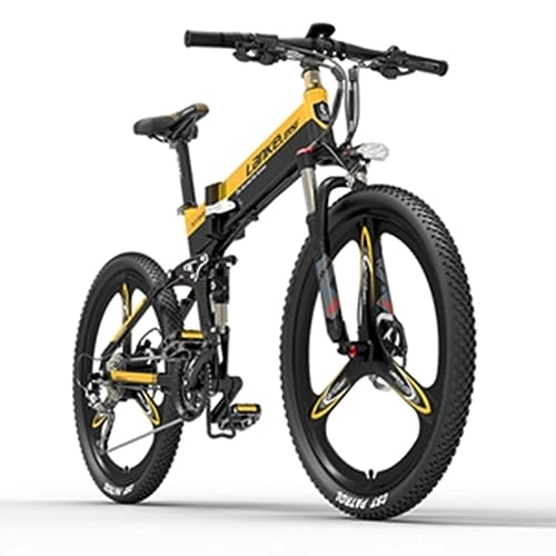 Vélos électriques : Kinsella Vélo Pliant électrique Lankeleisi XT750 Sports Version (Noir)