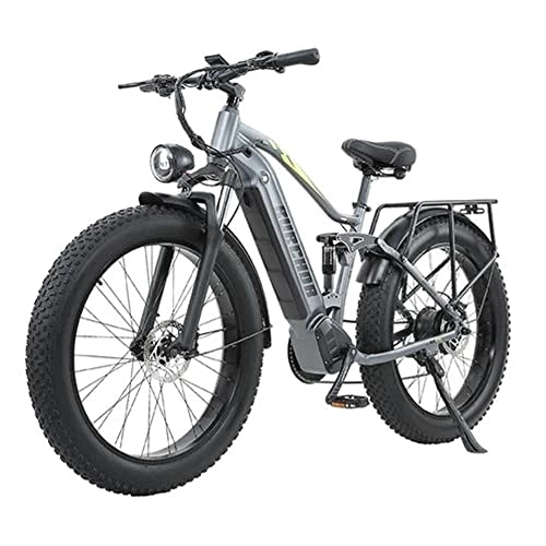 Vélos électriques : Kinsella Vélo électrique Adulte de 26 Pouces 48V 18Ah 4.0 Fat Bike de Montagne de Neige de Route
