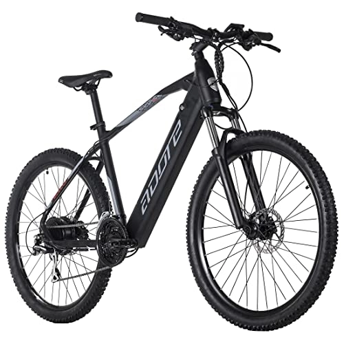 Vélos électriques : KS Cycling VTT Semi Rigide électrique 27, 5" Raccoon 36V / 14Ah Noir Adore