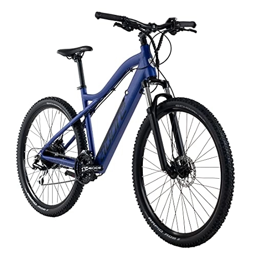 Vélos électriques : KS Cycling VTT Semi Rigide électrique 29'' Adore Enforce Bleu 24 Vitesses