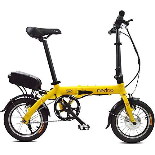 Vélos électriques : lai Mini vlo lectrique, vlo lectrique Pliable, 36V 250W 17.5Ah avec clairage Avant LED pour Femme Adulte, D