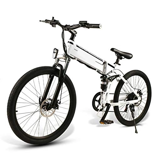 Vélos électriques : Lanceasy LO26 10 Ah 48 V 500 W Vélo électrique pliable 26" 25 km / h Vitesse maximale 80 km Kilométrage Vélo électrique VTT