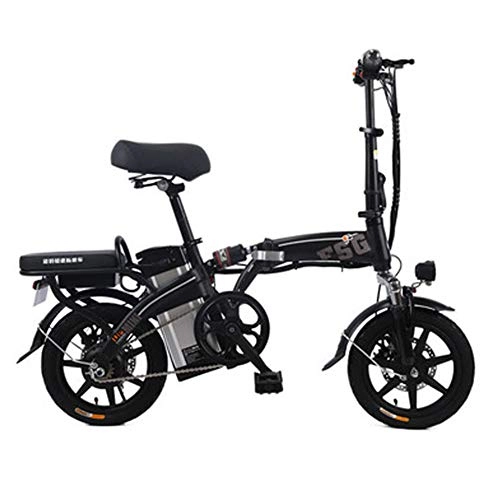 Vélos électriques : LETFF Vélo Électrique Pliant Adulte 14 Pouces, Vélo Électrique Pliant 48V 350W