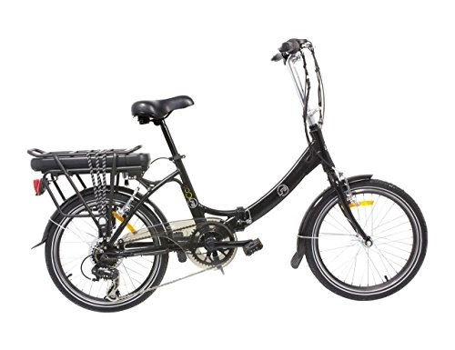 Vélos électriques : LFB PL20 Vlo Pliant lectrique Mixte, Noir