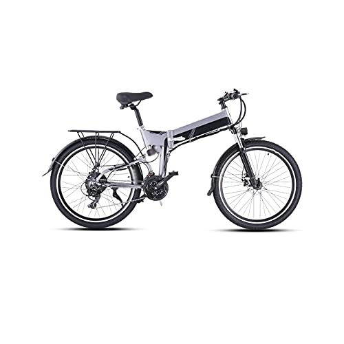 Vélos électriques : LIANAI zxc Bikes Vélo électrique, vélo électrique 48 V 500 W VTT électrique 12, 8 Ah batterie au lithium vélo électrique (couleur : gris, taille : 500 W)