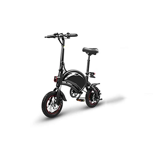 Vélos électriques : LILIJIA Vélo électrique Smart Mountain pour Adultes Vélos électriques Pliants 50 Km Kilométrage Batterie Lithium-ION 10ah 3 Modes Conduite avec Application Smartphone 240w Vitesse, Noir, 36V / 7.5Ah
