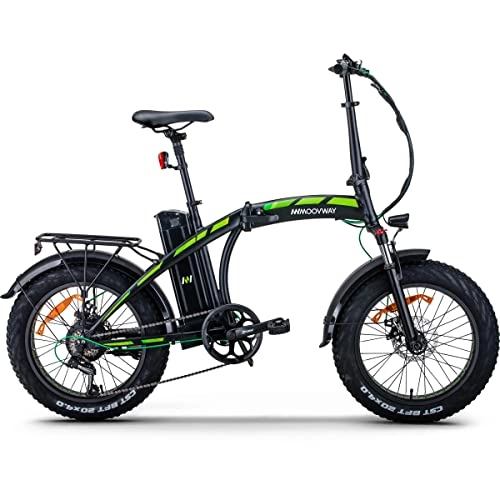 Vélos électriques : MoovWay VTT électrique Pliable 20' 250W FLEXBIKE - Noir