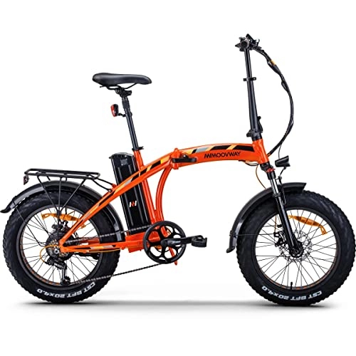 Vélos électriques : MoovWay VTT électrique Pliable 20' 250W FLEXBIKE - Orange