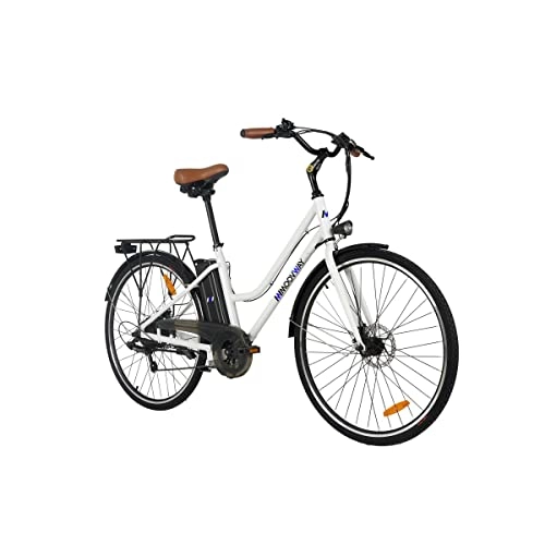 Vélos électriques : MoovWay Vélo à Assistance électrique 28' 250W CITYCRUISE - Blanc
