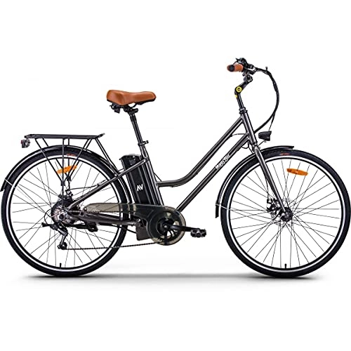 Vélos électriques : MoovWay Vélo à Assistance électrique 28' 250W CITYCRUISE - Gris