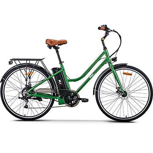 Vélos électriques : MoovWay Vélo à Assistance électrique 28' 250W CITYCRUISE - Vert