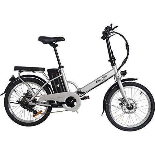 Vélos électriques : MoovWay Vélo à Assistance électrique Pliable 20' 250W Urban - Gris