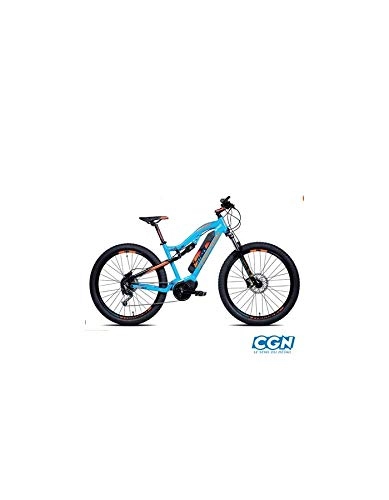 Vélos électriques : Motodak Velo Electrique VTT torpado Homme Thor 27, 5+Bleu t45 504w 14ah 36v Moteur bafang Central