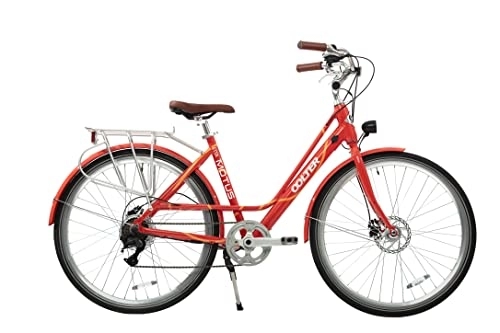 Vélos électriques : Motus ETTA | Rouge+ eBike Velo Electrique Femme 28 Pouces | Vitesse jusqu'à 25km / h | Portée 70km | Lithium-Ion Batterie 36V 7Ah | Hinterradmotor 250W | avec 7 Vitesses | Taille XL | e-Bike pour Adulte