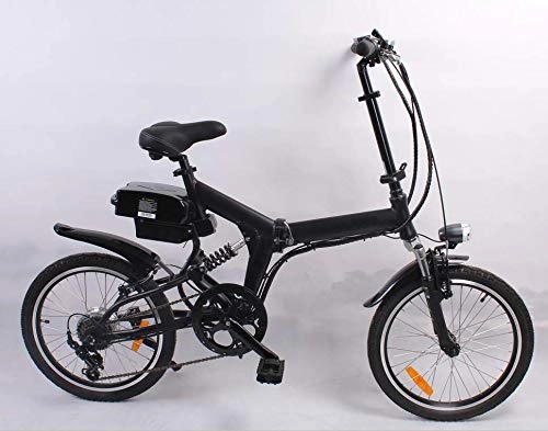 Vélos électriques : movable 350W 36V 8.8AH Vélo Électrique 20'x2.125 Vélo Pliant 7 Vitesse Shimano Dérailleur Vélo Système de Frein à Disque mécanique (Noir)
