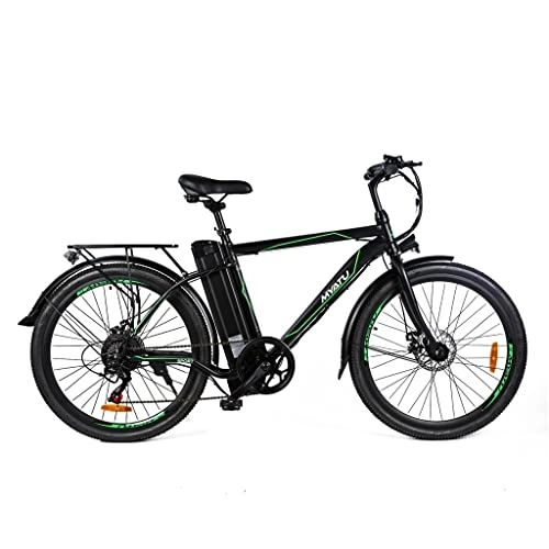 Vélos électriques : Myatu Roue électrique 26" 6 V 12, 5 Ah et dérailleur arrière Shimano 6 vitesses
