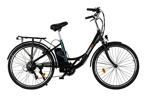 Vélos électriques : Nilox J5 SE eBike Mixte, Noir, M