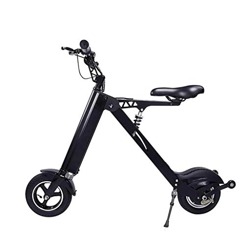 Vélos électriques : NUOLIANG Vélo électrique Pliant for Adultes 13 Pouces, véhicule à cellules de Lithium 36V 250W, kilométrage 18 Miles (Color : Black)