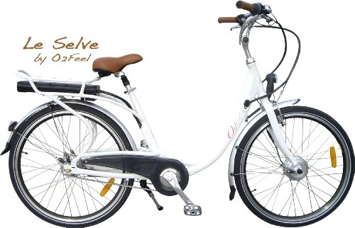Vélos électriques : O2Feel Selve Vlo lectrique Blanc Taille Unique