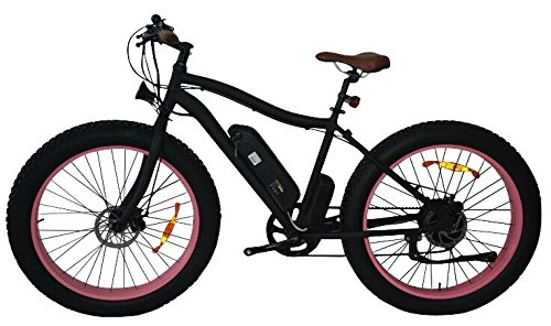 Vélos électriques : Objectif tendance OT-FATELECT VTT électrique Noir / Rose
