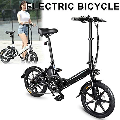Vélos électriques : PerGrate 2019 Bike, Electric Bicycle Bike Lightweight Aluminum Alloy 16 inch 250W Hub Motor Casual for Outdoor