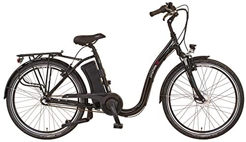 Vélos électriques : Prophete 20ESC.20 City Vélo électrique pour Femme 66 cm avec Moteur VR Noir RH 46