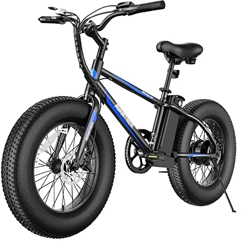 Vélos électriques : QYTEC zxc Vélo électrique pour homme avec batterie amovible pour extérieur VTT E-Bike Fat Tire Men ; S Snow Electr Bike
