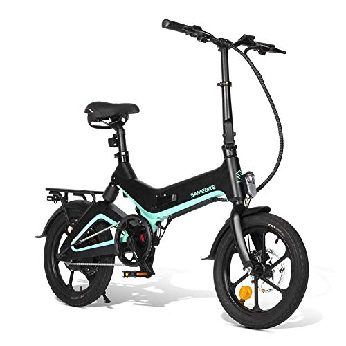 Vélos électriques : Ritapreaty Samebike 16"vélo électrique Pliable, 36V 7.5Ah Batterie au Lithium intégrée vélo en Alliage de magnésium vélo électrique