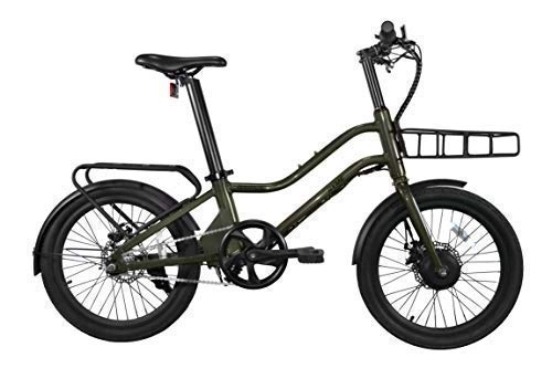 Vélos électriques : Rymebikes Vlo lectrique 20" Nairobi, Unisexe, Vert fonc, Taille Unique