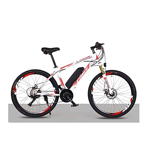 Vélos électriques : S HOME Élégant vélo de Montagne de Batterie au Lithium électrique de 26 Pouces, vélo électrique, vélo, vélo Adulte, vélo électrique Adulte, vélo pour Hommes(Color:D)