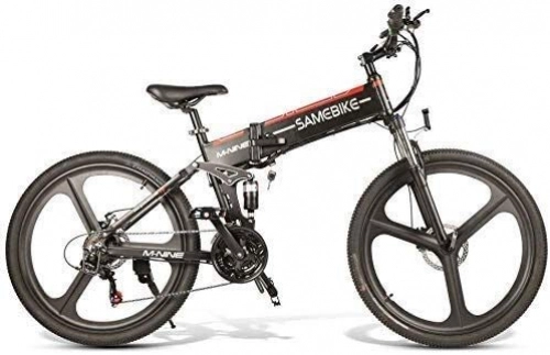 Vélos électriques : Sam 26" Pliant vélo électrique E-Bike en Alliage d'aluminium 10.4AH 350W Ville vélo, 21 Vitesses, 35KM / H, mâle et Femelle étudiants de vélos, for Les Sports de Plein air, Exercice