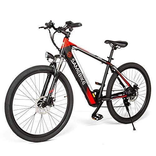 Vélos électriques : SAMEBIKE Vélo électrique 3 Modes 250W VTT 36V 8Ah Batterie au Lithium Amovible en Acier à Haute teneur en Carbone