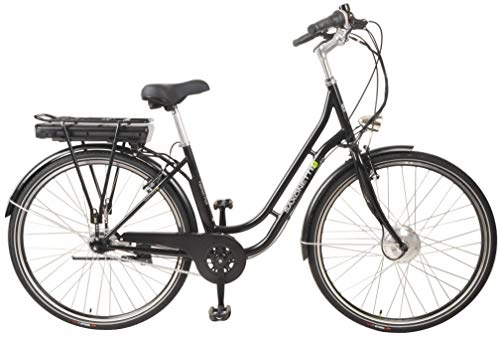 Vélos électriques : SAXONETTE Mixte - Adulte Fashion Plus 28" Retro Vélo électrique 11, 6 Ah 7 Vitesses Shimano Pedelec Vélo électrique Noir Taille Unique