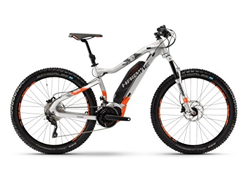 Vélos électriques : sDURO hardseven 8.0500WH 20-v. XT 18hB YXC Argent / Orange / Olive mat t. XS