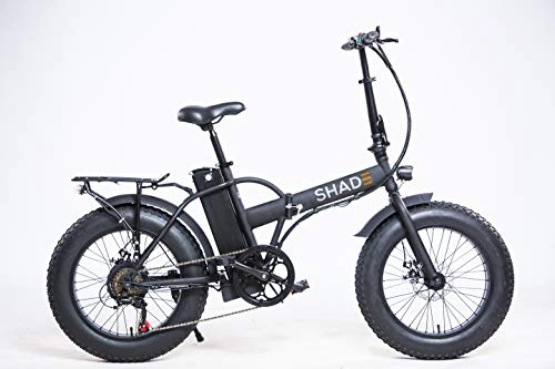 Vélos électriques : SHADE Trail Vlo lectrique Pliant 20' Mixte Adulte, Noir