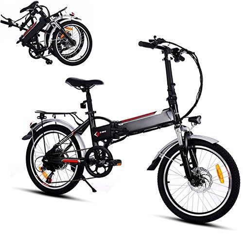 Vélos électriques : Soteer Vlo lectrique Vlo pliant 20 / 26" E-Bike avec moteur transmission grande vitesse 250W et batterie au lithium 36V VTT, 20-Zoll