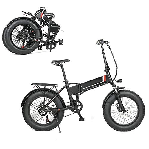 Vélos électriques : Starsmyy 48V 8AH 500W Moteurtout-Puissant Vélo Électrique Puissant 20X4.0 inch Fat Tire Frame Electric Mountain Beach Snow Ebike Bicycle