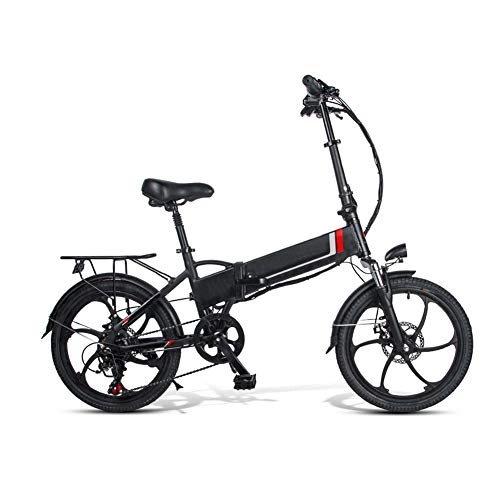 Vélos électriques : Starsmyy Vélo Électrique Pliant, 20" City E-Bike Adulte Pliant, Puissant Moteur 350W, Vélo Électrique De Ville Vitesse Maximale 30 Km / H, 3 Modes De Conduite