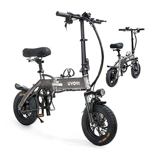 Vélos électriques : TANCEQI Vélo Électrique Pliant / VTT City E-Bike Adulte Pliant Vélo De Montagne Puissant Moteur 250W Frein À Disque Arrière, Confort Vélos Couchés / De Route Hybrides, Alliage D'aluminium