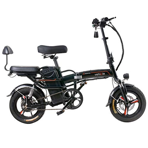 Vélos électriques : TANCEQI Vélos Électriques Pliants pour Adultes, Ultra-Léger Confort Vélos Couchés / De Route Hybrides, Alliage D'aluminium, 3 Mode Affichage LCD Moteur Puissant De 400W