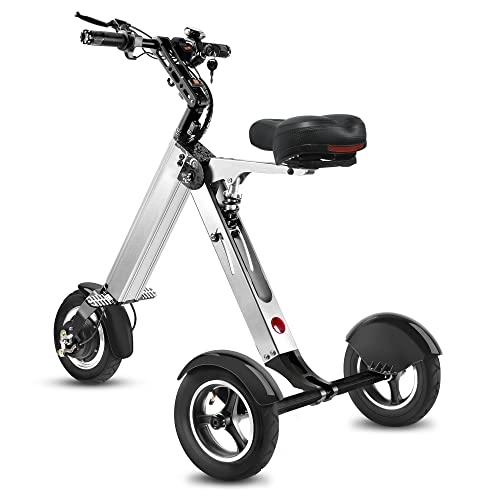 Vélos électriques : TopMate ES32 Tricycle Électrique pour Adultes, Tricycle Électrique Pliable avec Affichage LED et Fonction Marche Arrière, Tricycle de Mobilité Électrique à 3 Roues pour Voyage en Plein Air