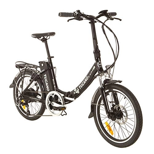 Vélos électriques : Tucano Bikes Basic Renan Noir Vélo électrique Mixte Adulte, Taille Unique