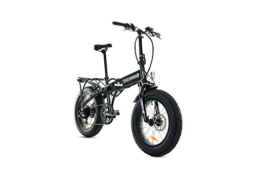 Vélos électriques : Tucano Bikes Monster HB Vélo électrique Pliable de Type fatbike Gris (Anthracite)