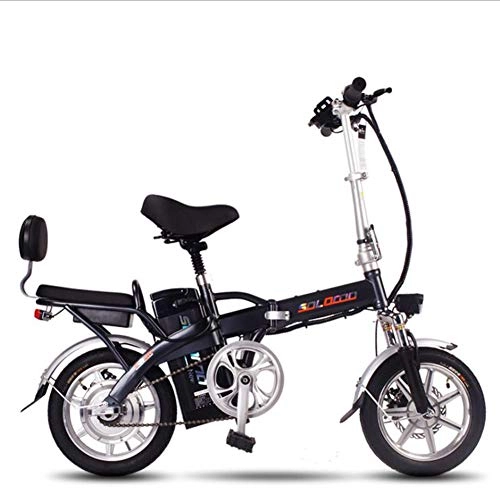 Vélos électriques : TX Vélo Électrique Pliable Voyage Unisexe Vélo Adulte Batterie Au Lithium Amovible Cyclomoteur Léger