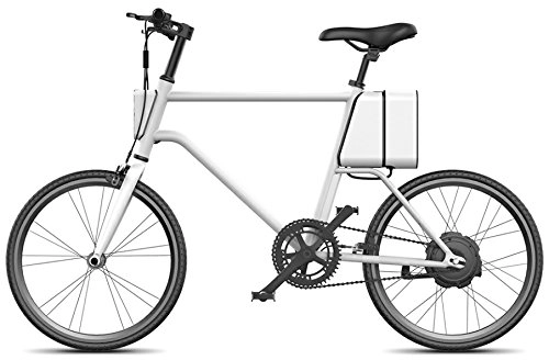 Vélos électriques : UMA by Marnaula - La City e-Bike Plus Lger du Monde - Batterie Samsung 36V 6Ah (BENZ WHITE)