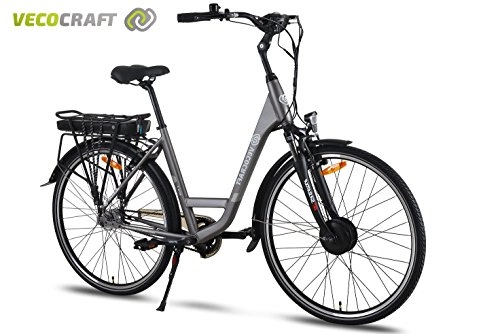 Vélos électriques : Veco Craft Nyx 7Vlo lectrique, Femme, City Bike lectronique, City Bike, E-Bike, 36V 250W shengyi avant moteur
