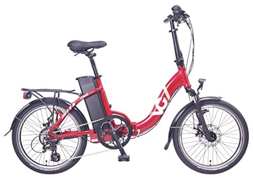 Vélos électriques : VG Bikes Vélo électrique pliant 20' LAVIL 36V18Ah Rouge